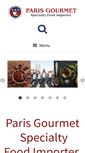 Mobile Screenshot of parisgourmet.com